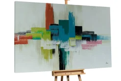 XXL Öl Gemälde 'Colourful Mirage' | Handgemaltes Unikat