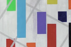 XXL Öl Gemälde 'Colourful Shapes' | Handgemaltes Unikat