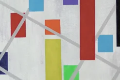 XXL Öl Gemälde 'Colourful Shapes' | Handgemaltes Unikat