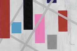 XXL Öl Gemälde 'Colourful Shapes' | Handgemaltes Unikat