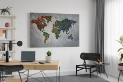 XXL Öl Gemälde 'Colourful World' | Handgemaltes Unikat