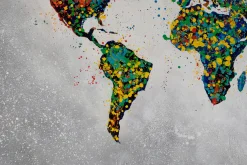 XXL Öl Gemälde 'Colourful World' | Handgemaltes Unikat