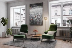 XXL Öl Gemälde 'Colours in Grey' | Handgemaltes Unikat