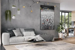 XXL Öl Gemälde 'Colours in Grey' | Handgemaltes Unikat