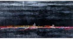 XXL Öl Gemälde 'Colour stripe' | Handgemaltes Unikat