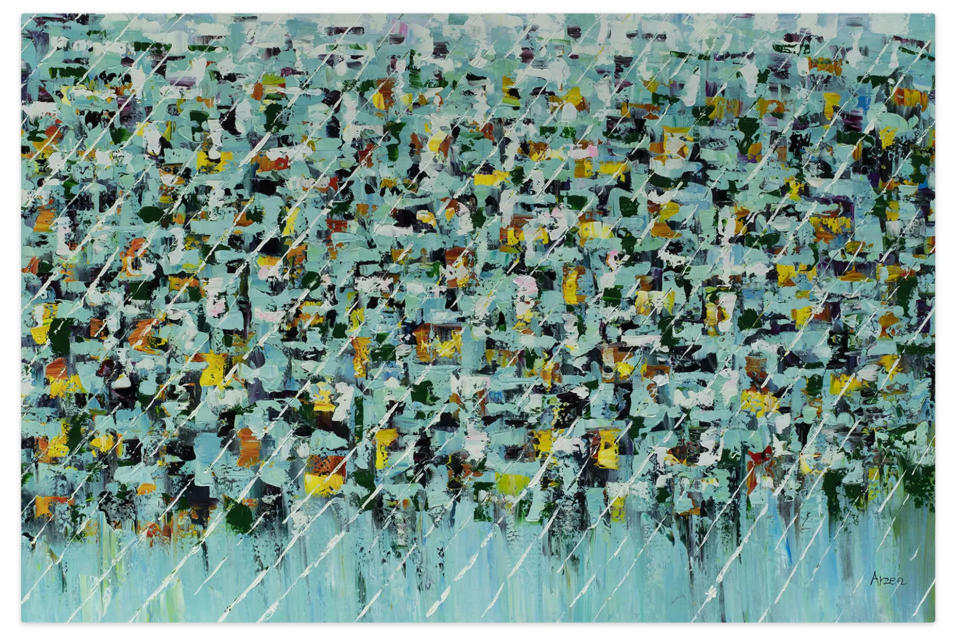 XXL Öl Gemälde 'Confused Feelings' | Handgemaltes Unikat