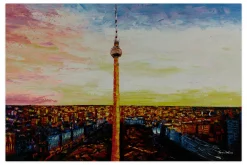 XXL Öl Gemälde 'Connection to the Sky' | Handgemaltes Unikat