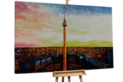 XXL Öl Gemälde 'Connection to the Sky' | Handgemaltes Unikat