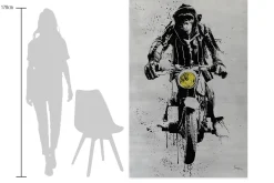 XXL Öl Gemälde 'Cool Chimp' | Handgemaltes Unikat