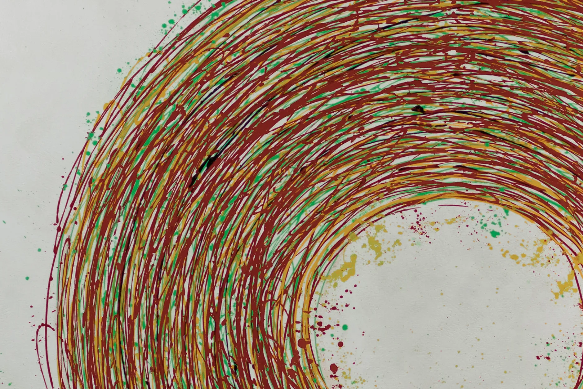 XXL Öl Gemälde 'Cosmic Twister' | Handgemaltes Unikat