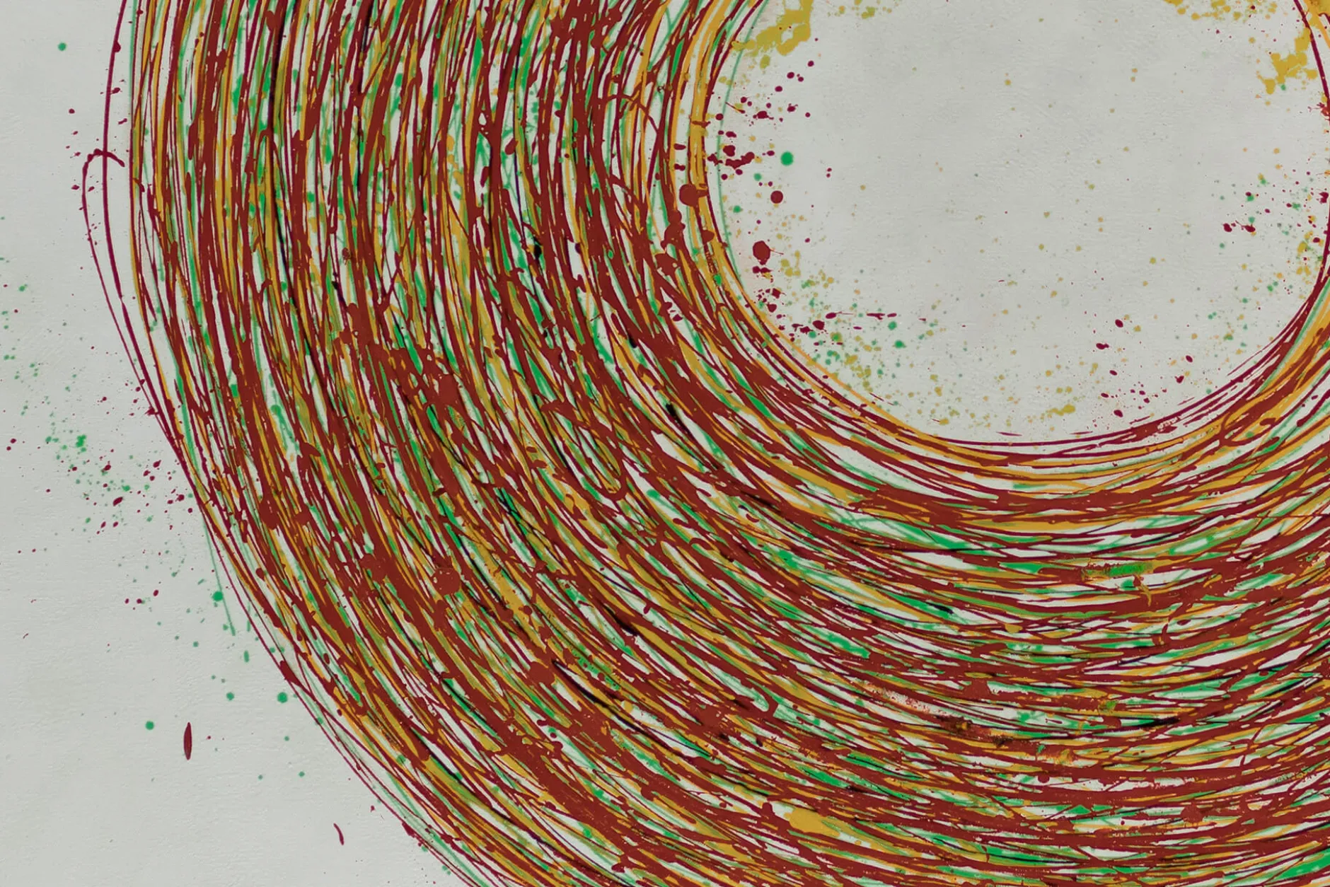 XXL Öl Gemälde 'Cosmic Twister' | Handgemaltes Unikat