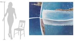 XXL Öl Gemälde 'Cosmos of the Sea' | Handgemaltes Unikat