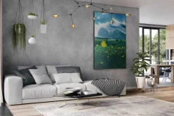 XXL Öl Gemälde 'Cottage Dream' | Handgemaltes Unikat
