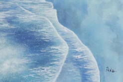 XXL Öl Gemälde 'Crashing Waves' | Handgemaltes Unikat