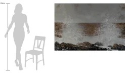 XXL Öl Gemälde 'Crushing Waves' | Handgemaltes Unikat