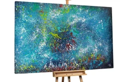 XXL Öl Gemälde 'Cryptic Universe' | Handgemaltes Unikat