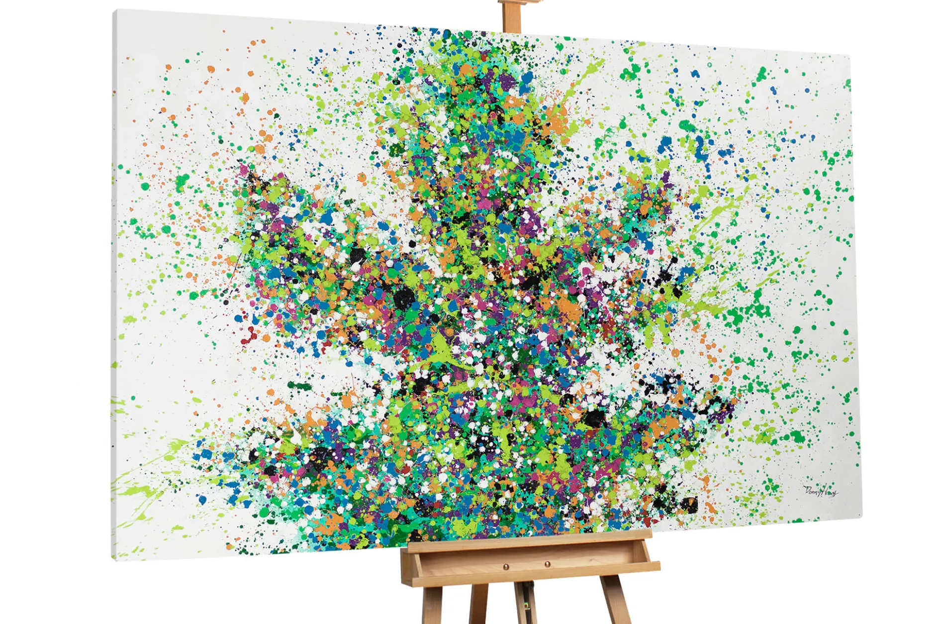 XXL Öl Gemälde 'Dancing Tree' | Handgemaltes Unikat