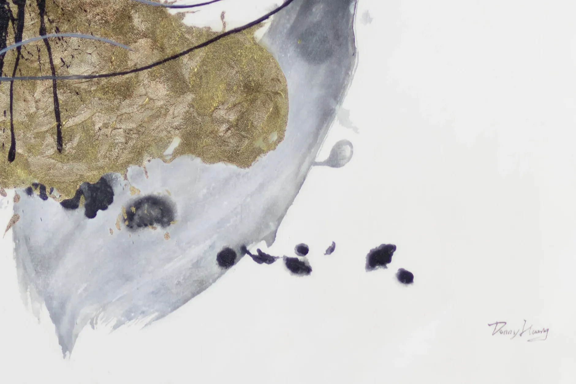 XXL Öl Gemälde 'Dappled Grey' | Handgemaltes Unikat
