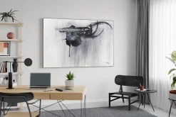XXL Öl Gemälde 'Das Spiel der Kunst' | Handgemaltes Unikat
