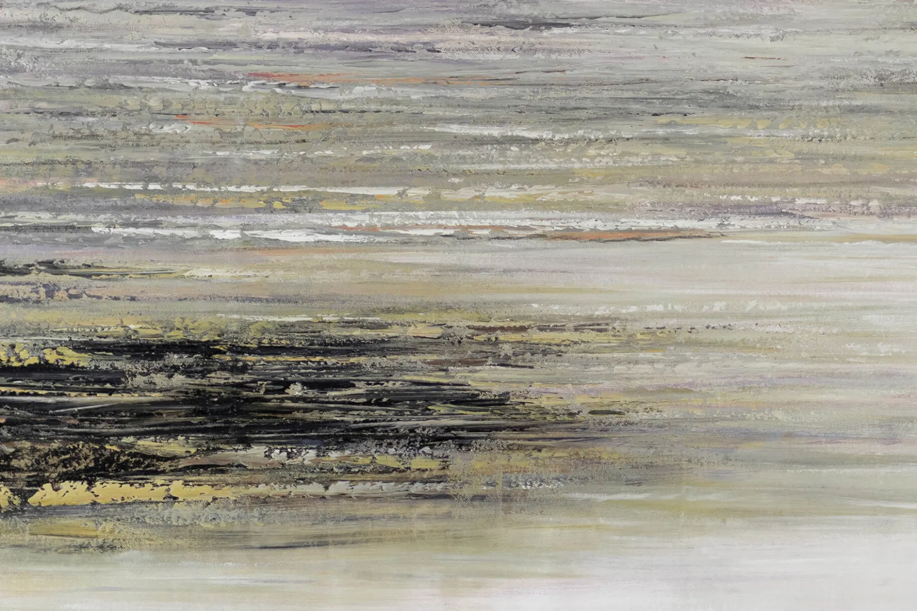 XXL Öl Gemälde 'Dawn at the Salt Pan' | Handgemaltes Unikat