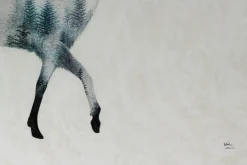 XXL Öl Gemälde 'Deer's Soul' | Handgemaltes Unikat