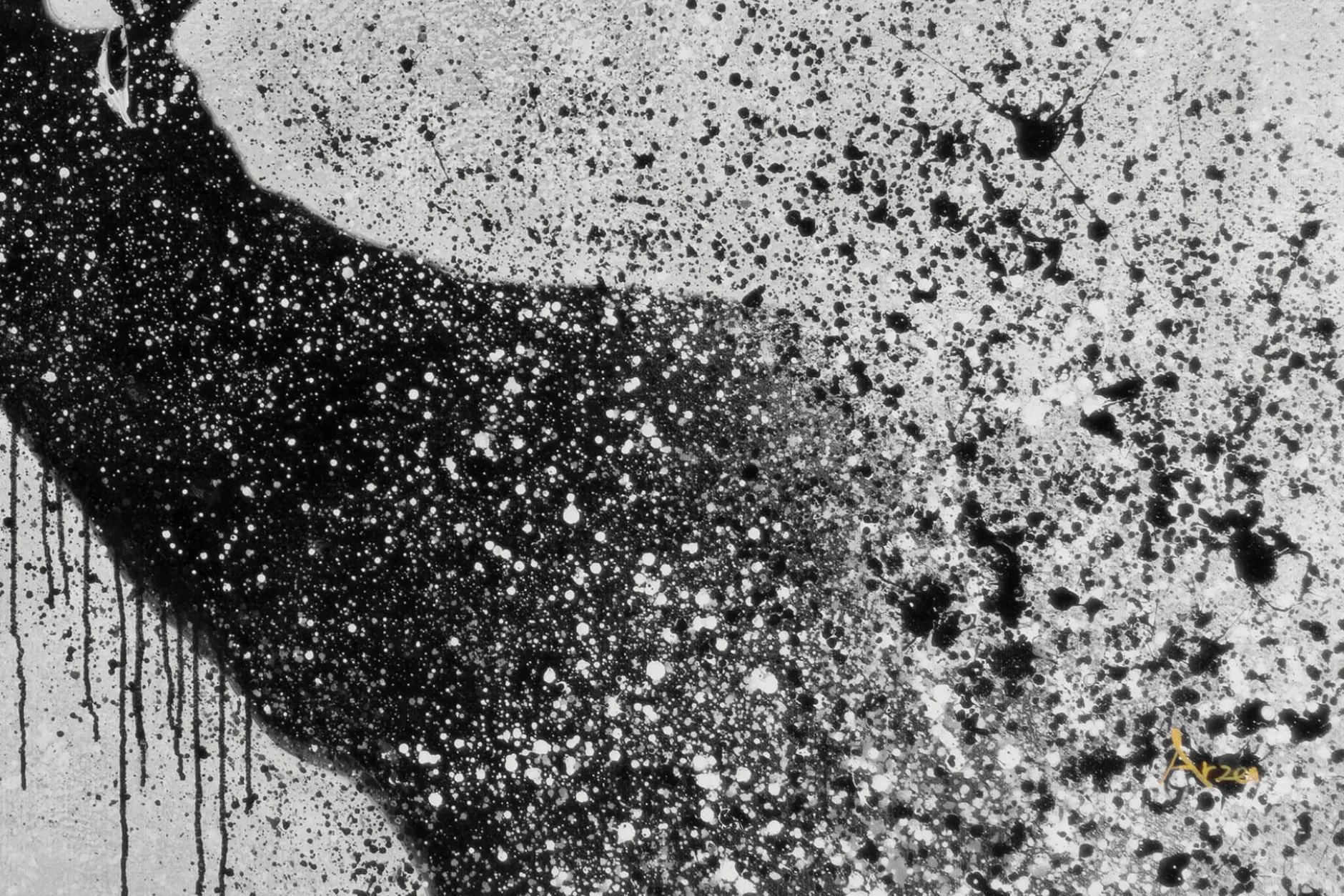 XXL Öl Gemälde 'Der letzte Hirsch' | Handgemaltes Unikat