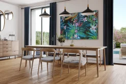 XXL Öl Gemälde 'Die Blütensammlerin' | Handgemaltes Unikat