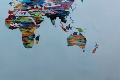 XXL Öl Gemälde 'Die Erde ist bunt' | Handgemaltes Unikat