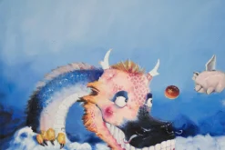 XXL Öl Gemälde 'Dragons Den' | Handgemaltes Unikat