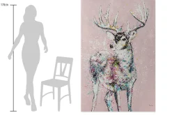 XXL Öl Gemälde 'Dreams of a Deer' | Handgemaltes Unikat