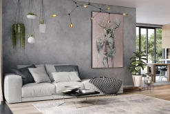XXL Öl Gemälde 'Dreams of a Deer' | Handgemaltes Unikat