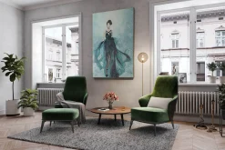 XXL Öl Gemälde 'Dressing Elegance' | Handgemaltes Unikat