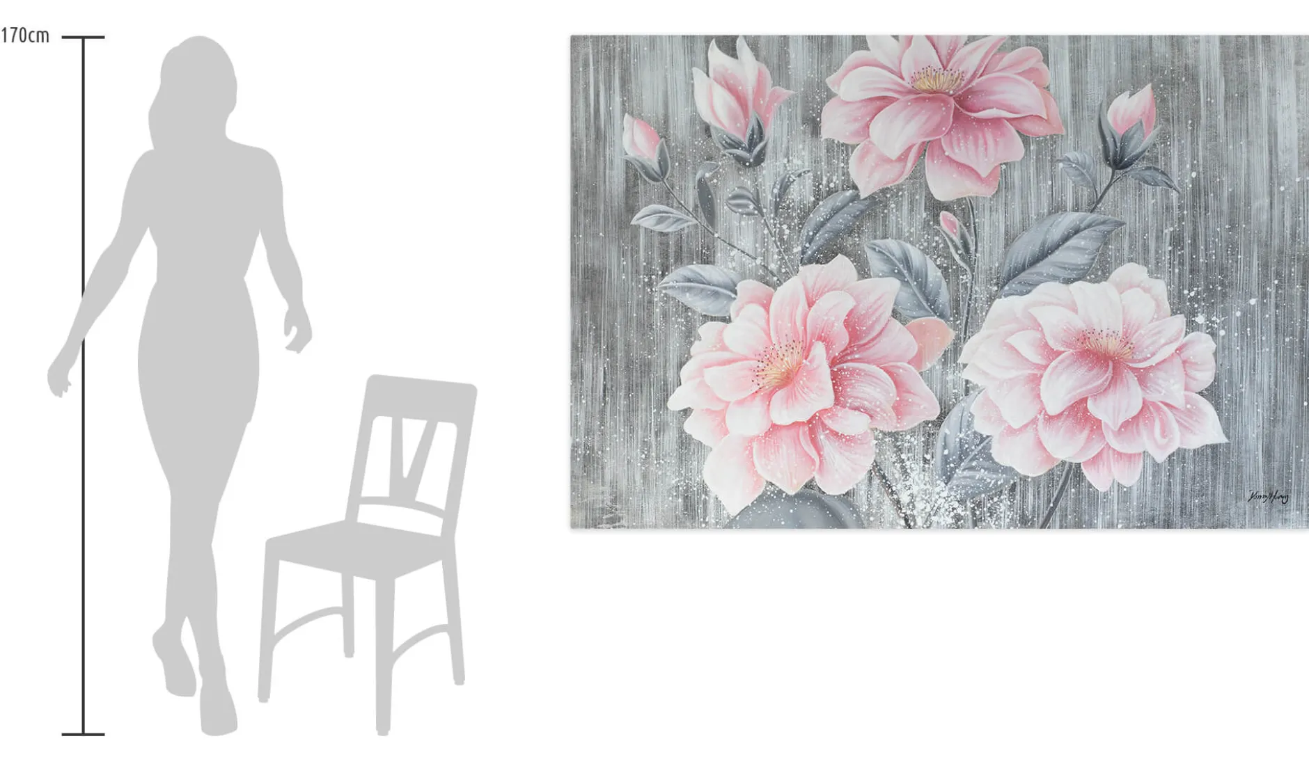 XXL Öl Gemälde 'Duftende Poesie' | Handgemaltes Unikat
