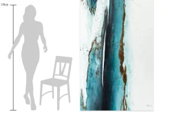 XXL Öl Gemälde 'Edge of the Iceberg' | Handgemaltes Unikat