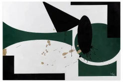 XXL Öl Gemälde 'Edgy Minimalist' | Handgemaltes Unikat