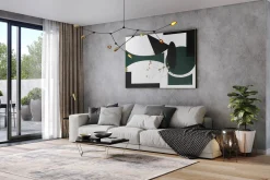 XXL Öl Gemälde 'Edgy Minimalist' | Handgemaltes Unikat