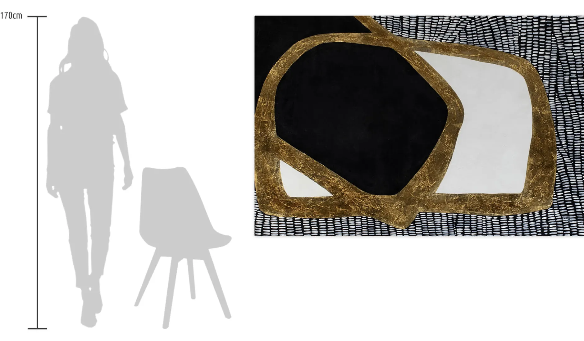 XXL Öl Gemälde 'Elegance of Forms' | Handgemaltes Unikat