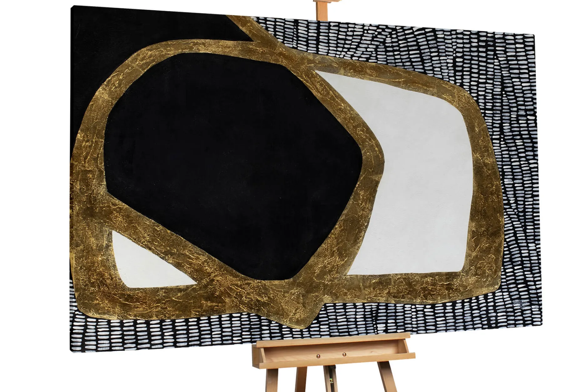 XXL Öl Gemälde 'Elegance of Forms' | Handgemaltes Unikat