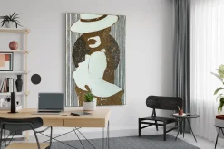 XXL Öl Gemälde 'Elegant Coolness' | Handgemaltes Unikat