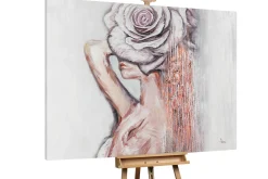 XXL Öl Gemälde 'Elegante Schönheit' | Handgemaltes Unikat