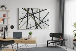 XXL Öl Gemälde 'Elegantes Spinnennetz' | Handgemaltes Unikat