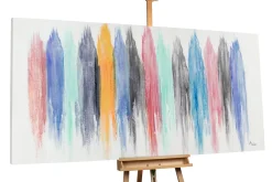 XXL Öl Gemälde 'Eleganz der Farben' | Handgemaltes Unikat