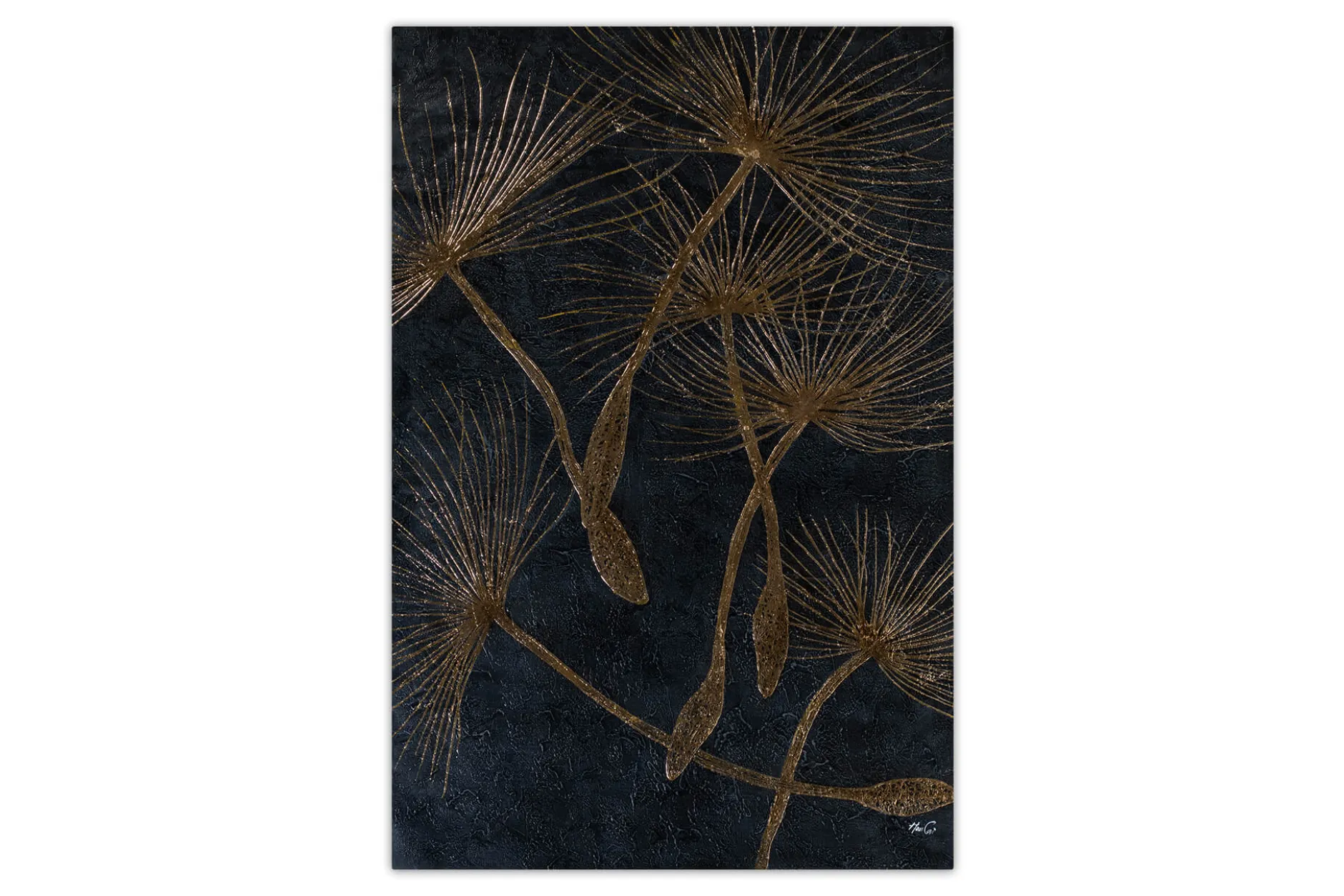 XXL Öl Gemälde 'Enchanted Dandelion' | Handgemaltes Unikat