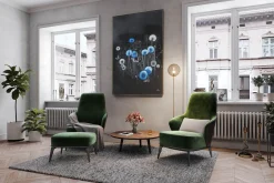 XXL Öl Gemälde 'Enchanted in the Night' | Handgemaltes Unikat