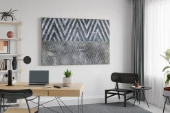 XXL Öl Gemälde 'Encounter of Patterns' | Handgemaltes Unikat