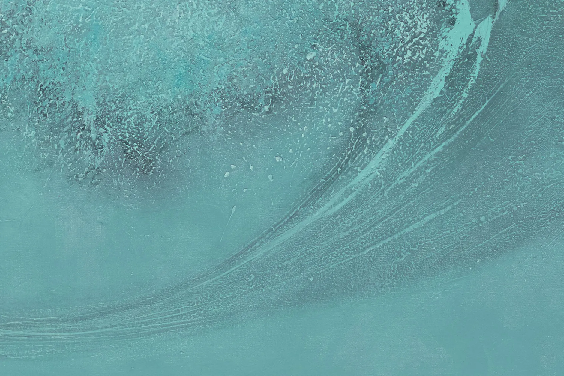 XXL Öl Gemälde 'Endless Wave' | Handgemaltes Unikat