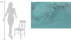 XXL Öl Gemälde 'Endless Wave' | Handgemaltes Unikat