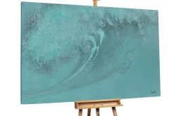 XXL Öl Gemälde 'Endless Wave' | Handgemaltes Unikat