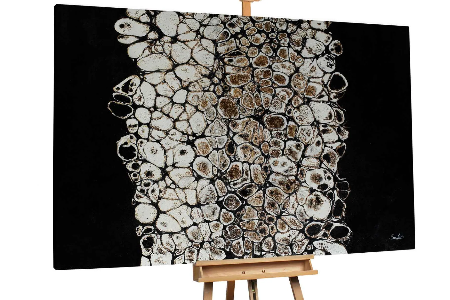 XXL Öl Gemälde 'Enlightened Way' | Handgemaltes Unikat