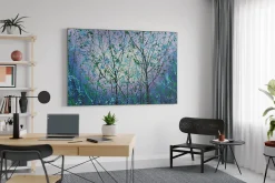 XXL Öl Gemälde 'Ensorcelling Branches' | Handgemaltes Unikat